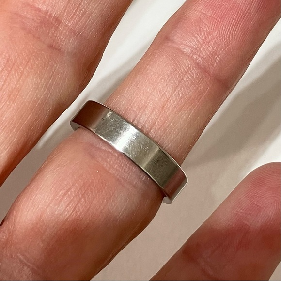 Xen Stainless and Diamond Ring Size 6 - Picture 3 of 6